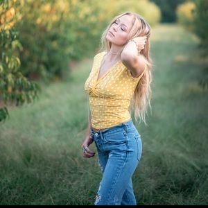 Vintage Polka Dot Top